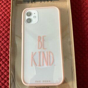 RAE DUNN BE KIND Soft Touch Case Phone Protector. 11 / XR